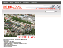 Tablet Screenshot of bo-bilco.no